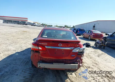 2014 Nissan Sentra Sv из США, поврежденный, VIN 3N1AB7AP1EY323783